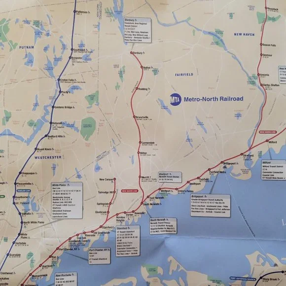 MTA New York City Subway Train Railroad Map Old Style + Free NY YANKEES Print - Picture 5 of 7